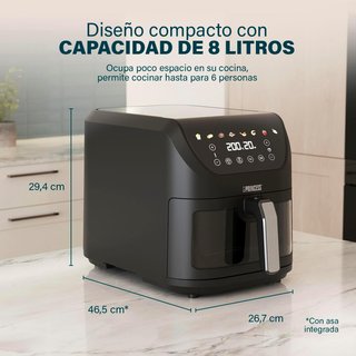 Princess SlimFry Airfryer 8L Negra
