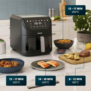 Princess SlimFry Airfryer 8L Negra