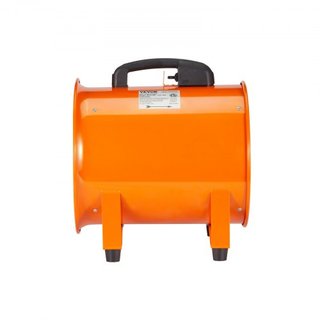 Ventilador Portátil, Ventilador Cilíndrico de 203.2mm de Alta Resistencia con Manguera de Conducto de 10m, Soplador de Escape Fuerte de 145W 1020CFM, Soplador Industrial Utilitario para Aspirar Po...