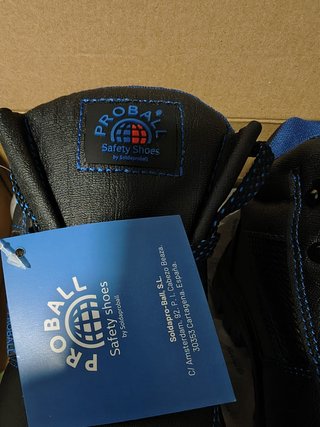 Botas de seguridad Proball Talla 45 Negras/Azules