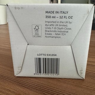 Taza de viaje illy por Zagnoli - nunca usada