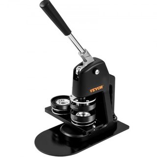 Máquina de Hacer Botones, Kit de Prensa de Insignias de Múltiples Tamaños de 1.25+2.25 Pulgadas, Regalos DIY para Niños, Suministros para Hacer Botones con 500 Piezas de Botones y Cortador Circula...