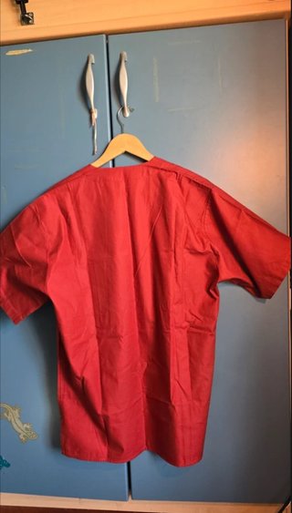 Camicia rossa uomo taglia L Madagascar