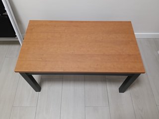 Mesa de centro elevable madera y metal