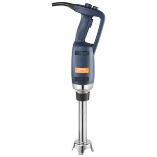 Batidora de Inmersión Comercial, Mezclador de Mano Pesado de 350W, Mezclador de Velocidad Variable Sin Escalas de 10 pulgadas con Cuchilla de Acero Inoxidable, Mezclador Portátil Multiusos para So...
