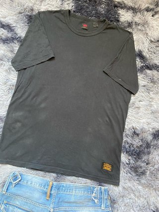 Maglietta Levi's Nera Vintage Retro Streetwear