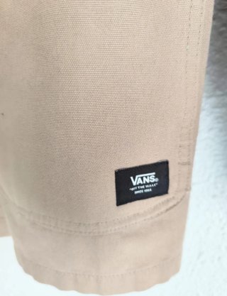 Chaqueta Vans Talla M Beige Negra