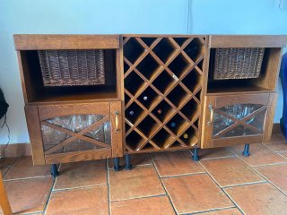 Cocina modular madera