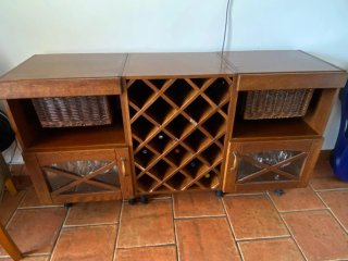 Cocina modular madera