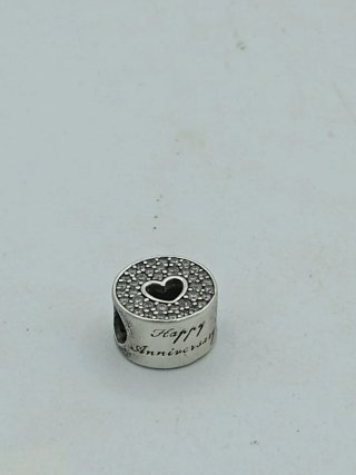 Charm Pandora Happy Anniversary Argento