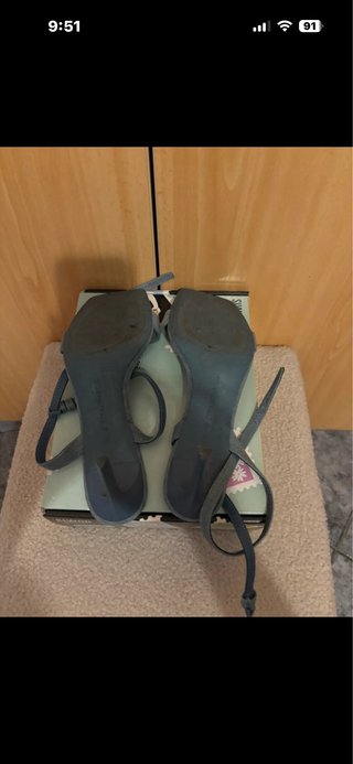 Sandalias Stradivarius Azul Denim