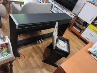 Piano Digital Alta  gama Korg LP-380 Negro