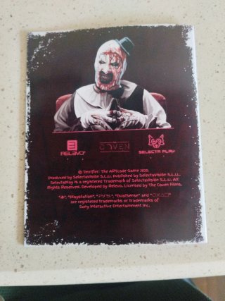 Terrifier The Artcade Game Manual