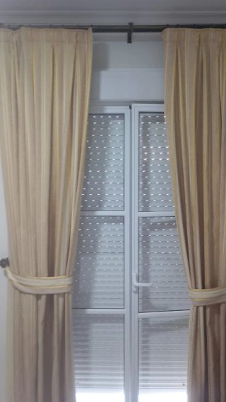 Tende Beige e Gialle