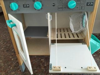 Cocinita de madera para niños