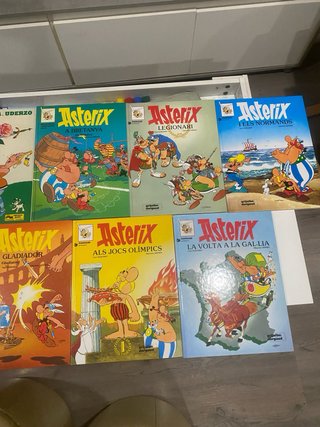 9 comics Asterix tapa dura