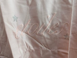 T-shirt rosa Glenfield Rose cotone ricamo
