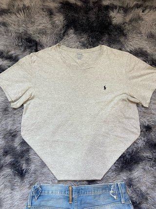 Polo Ralph Lauren Maglietta Grigia Vintage
