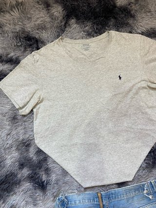 Polo Ralph Lauren Maglietta Grigia Vintage