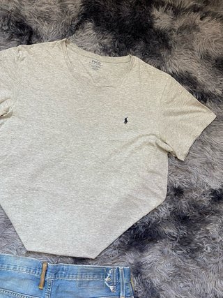 Polo Ralph Lauren Maglietta Grigia Vintage