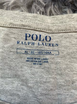 Polo Ralph Lauren Maglietta Grigia Vintage