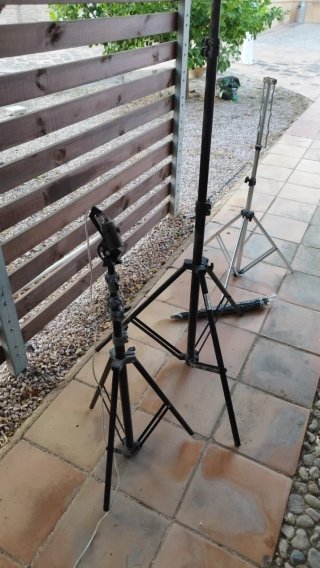 Soporte trípode para luces de estudio