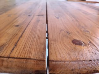 Mesa redonda extensible madera