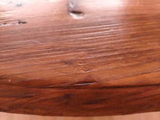 Mesa redonda extensible madera