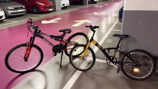 Bicicleta boomerang 24 Cobra y bicicleta B’twin 20