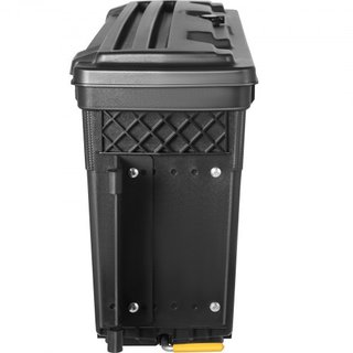 Caja de Almacenamiento para Cama de Camión, Tapa Bloqueable, Caja de Herramientas de ABS Impermeable para Rueda de 6.6 Gal/20 L con Candado de Contraseña, Compatible con Tundra 2007-2021, Lado del...
