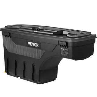 Caja de Almacenamiento para Cama de Camión, Tapa Bloqueable, Caja de Herramientas de ABS Impermeable para Rueda de 6.6 Gal/20 L con Candado de Contraseña, Compatible con Tundra 2007-2021, Lado del...
