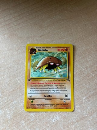 Carta Pokémon Kabuto Fase 1 #140