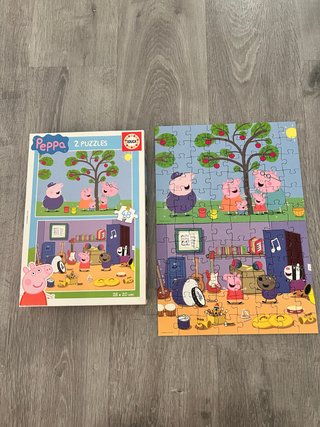 Puzzles Peppa Pig 2 puzzles 20 piezas