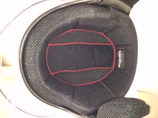Casco Jet Onbrain Negro/Blanco/Rojo