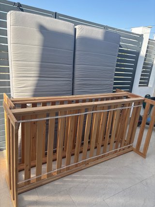 2 Camas y colchones Ikea 90cm