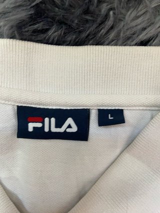 Polo Fila Bianco Retro Y2K Tennis