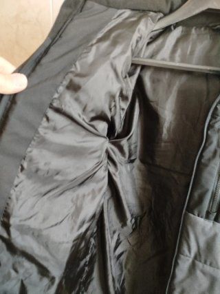 Anorak chico negro y gris
