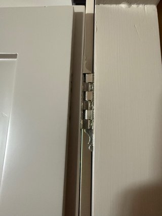 Armario madera empotrado lacado 3 puerta y altillo
