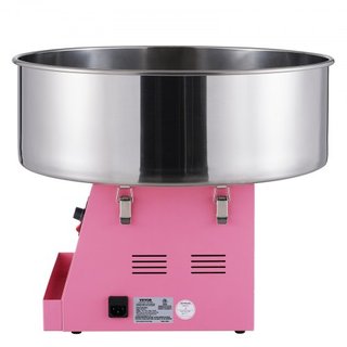 Máquina de Algodón de Azúcar Eléctrica, Fabricante de Algodón de Azúcar de 1000W, Máquina Comercial de Algodón de Azúcar con Tazón de Acero Inoxidable y Cucharón de Azúcar, Perfecta para Cumpleaño...