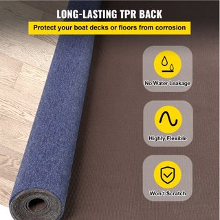 Alfombra de Interior y Exterior 5.9x29.5' Alfombra Exterior con Respaldo Impermeable Alfombra Exterior para Patio Porche Deck Garaje Alfombra de Área Exterior Runner Alfombra Antideslizante para P...