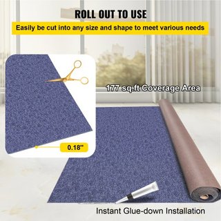 Alfombra de Interior y Exterior 5.9x29.5' Alfombra Exterior con Respaldo Impermeable Alfombra Exterior para Patio Porche Deck Garaje Alfombra de Área Exterior Runner Alfombra Antideslizante para P...