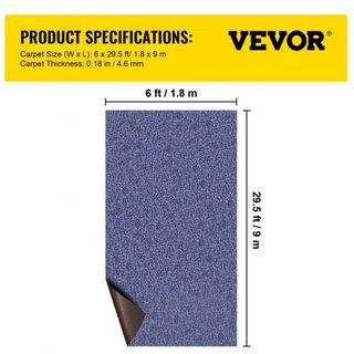 Alfombra de Interior y Exterior 5.9x29.5' Alfombra Exterior con Respaldo Impermeable Alfombra Exterior para Patio Porche Deck Garaje Alfombra de Área Exterior Runner Alfombra Antideslizante para P...