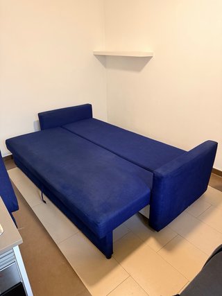 Sofá Cama 3 Plazas Azul