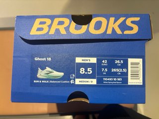Scarpe Brooks Ghost 18 Verde/Bianco