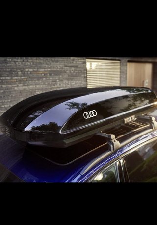 Baúl Cofre portaesquis audi negro