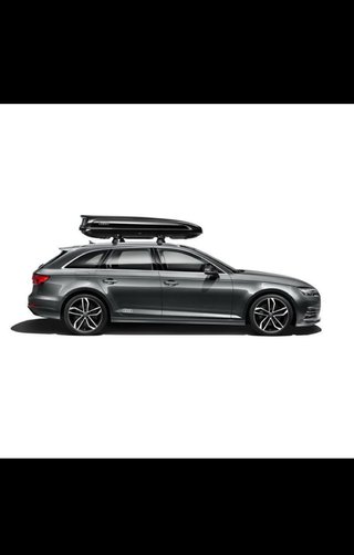 Baúl Cofre portaesquis audi negro