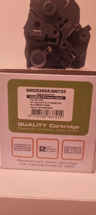 Tóner HP 85A CE285A / Canon 725 (1 Nuevo + 1 Usado