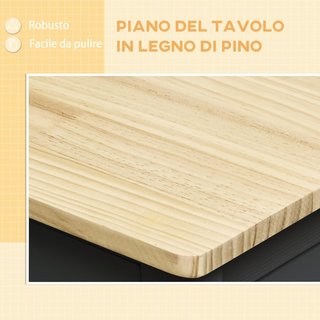 Carro De Cocina Clásico Con 2 Cajones Y Ruedas, Isla De Cocina De Madera Con Armario De 2 Puertas Ahorra Espacio, 89X40X84Cm, Negro