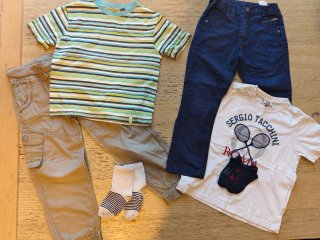 Lotto vestiti bambino 5 anni 110 cm