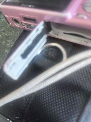 Sony Cyber-shot DSC‑W55 rosa + custodia originale.